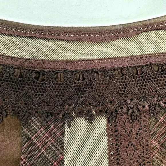 Nygard Collection Brown A-Line Skirt - Picture 2 of 4